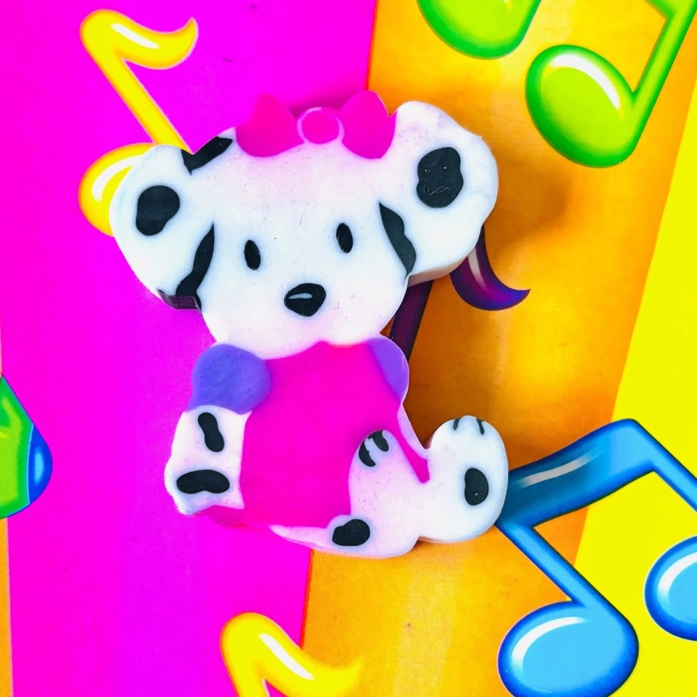 Vintage 90s Sanrio Spottie Dottie Figural Eraser
